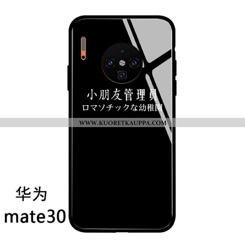 Kuori Huawei Mate 30, Kuoret Huawei Mate 30, Kotelo Huawei Mate 30 Suojaus Lasi Net Red Valkoinen Pe