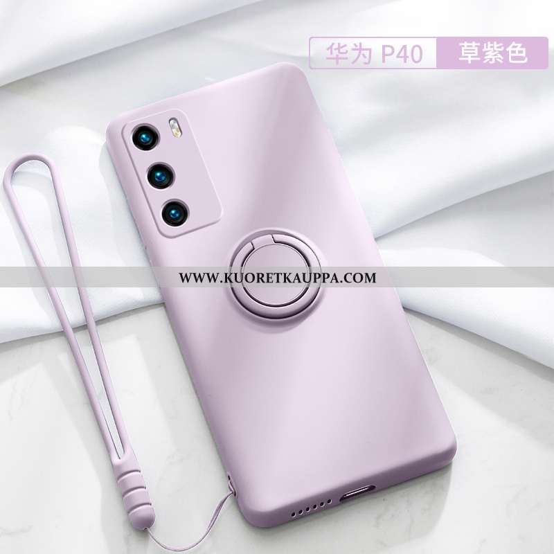 Kuori Huawei P30, Kuoret Huawei P30, Kotelo Huawei P30 Luova Suuntaus Pesty Suede Jauhe Suojaus Pink