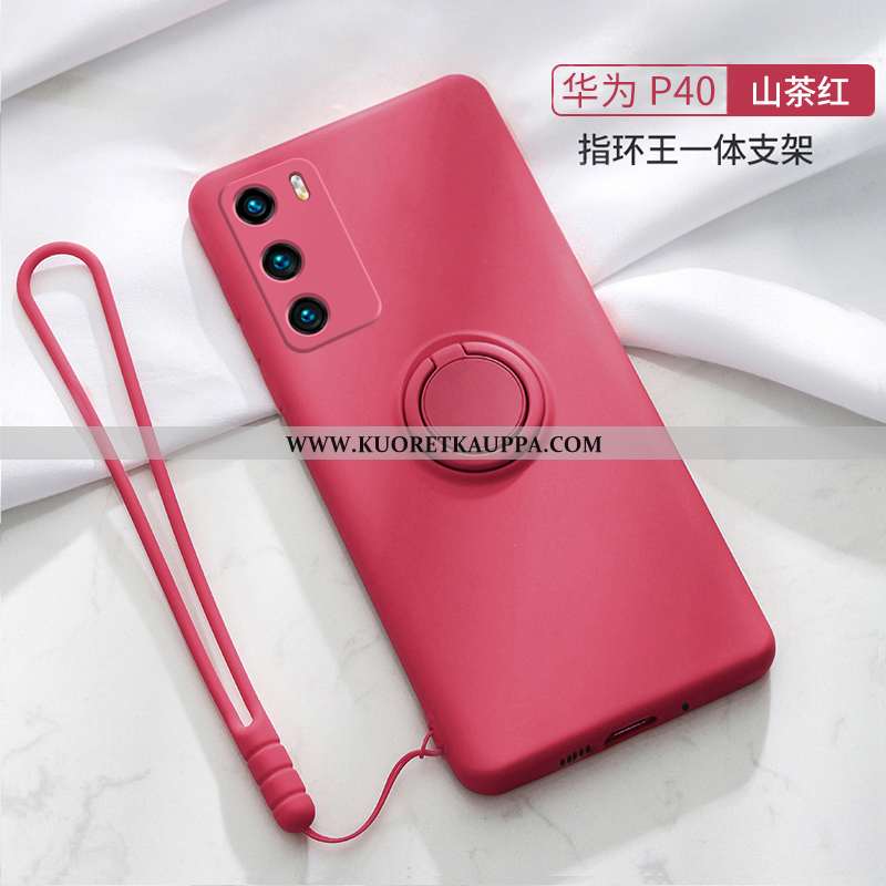 Kuori Huawei P30, Kuoret Huawei P30, Kotelo Huawei P30 Luova Suuntaus Pesty Suede Jauhe Suojaus Pink