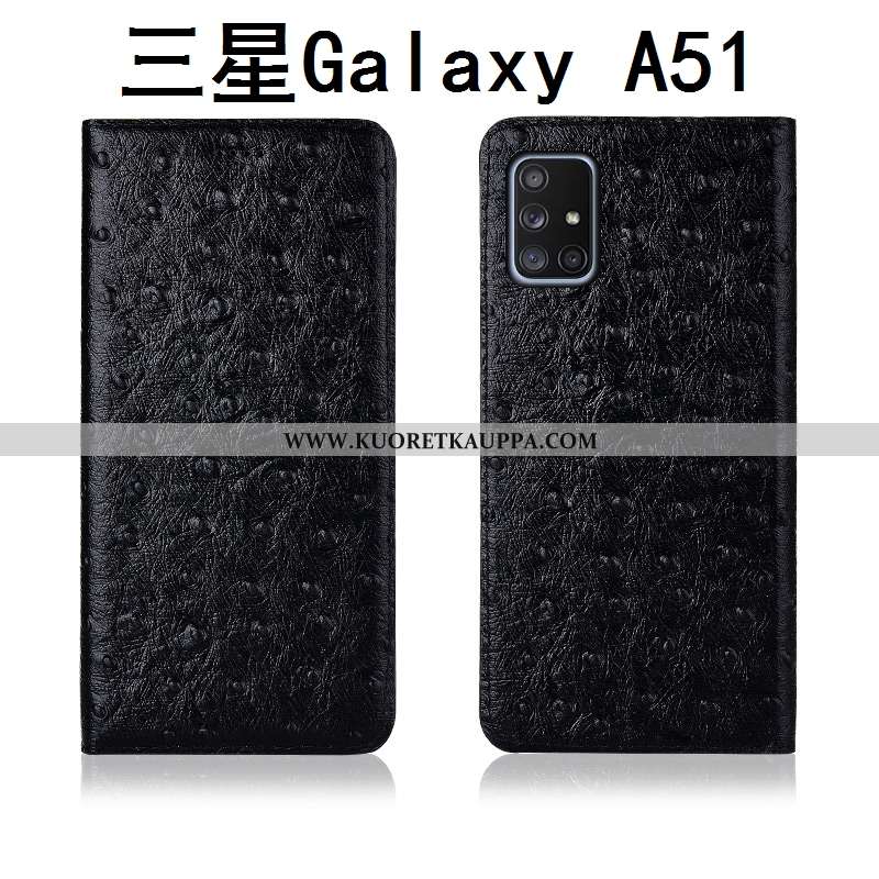 Kuori Samsung Galaxy A51, Kuoret Samsung Galaxy A51, Kotelo Samsung Galaxy A51 Nahkakuori Pesty Sued