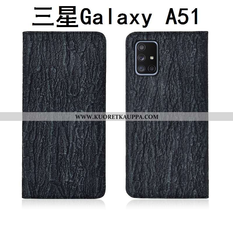 Kuori Samsung Galaxy A51, Kuoret Samsung Galaxy A51, Kotelo Samsung Galaxy A51 Pesty Suede Aito Nahk