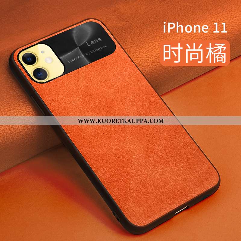 Kuori iPhone 11, Kuoret iPhone 11, Kotelo iPhone 11 Ultra Valo All Inclusive Silikoni Net Red Oranss