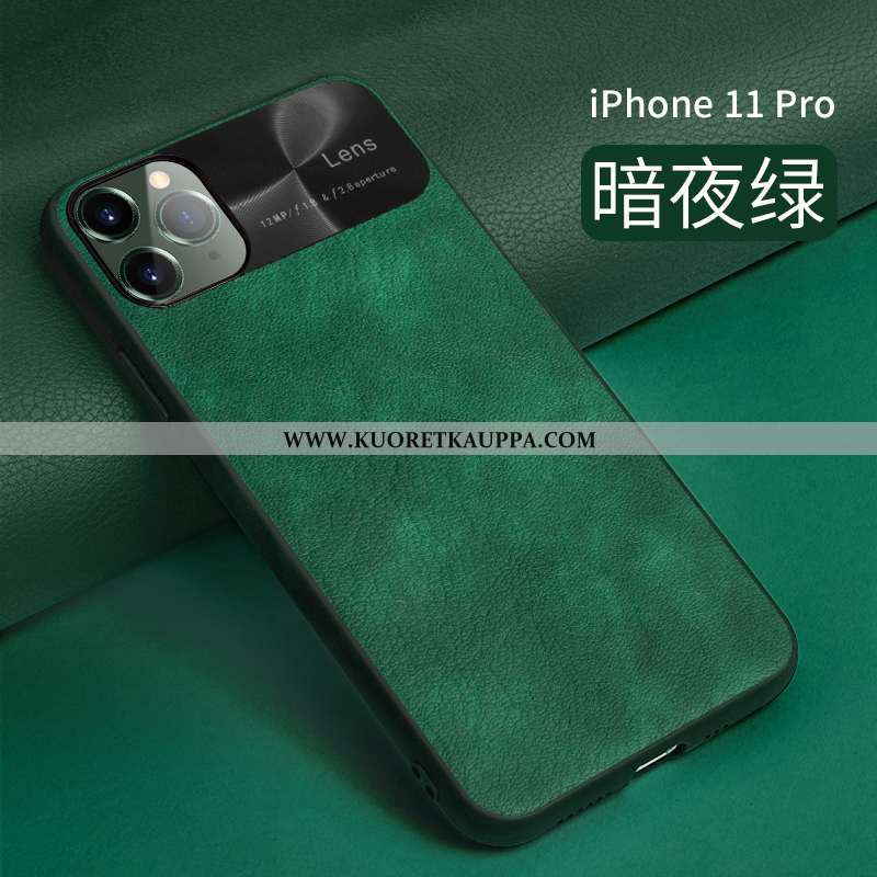 Kuori iPhone 11 Pro, Kuoret iPhone 11 Pro, Kotelo iPhone 11 Pro Ultra Valo Suuntaus Silikoni Nahka S