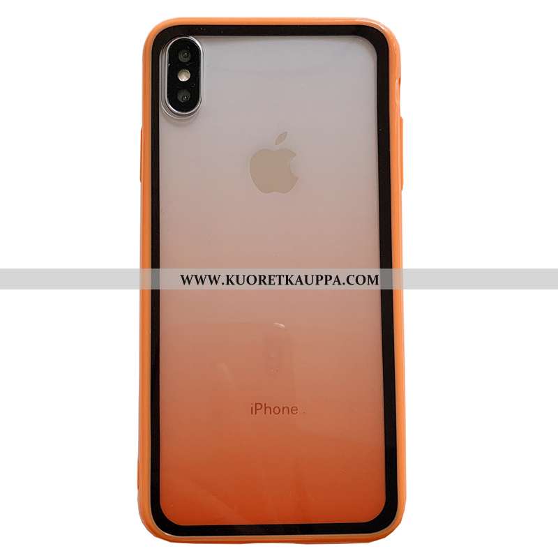 Kuori iPhone Xs, Kuoret iPhone Xs, Kotelo iPhone Xs Persoonallisuus Luova Silikoni Net Red Oranssi