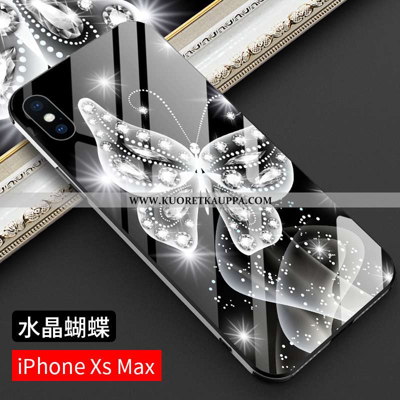 Kuori iPhone Xs Max, Kuoret iPhone Xs Max, Kotelo iPhone Xs Max Silikoni Suojaus Uusi Suuntaus Musta