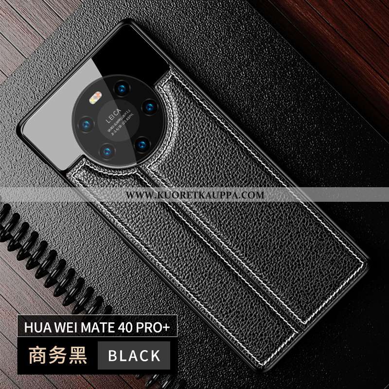 Kuori Huawei Mate 40 Pro+, Kuoret Huawei Mate 40 Pro+, Kotelo Huawei Mate 40 Pro+ Luova Nahka Peili 