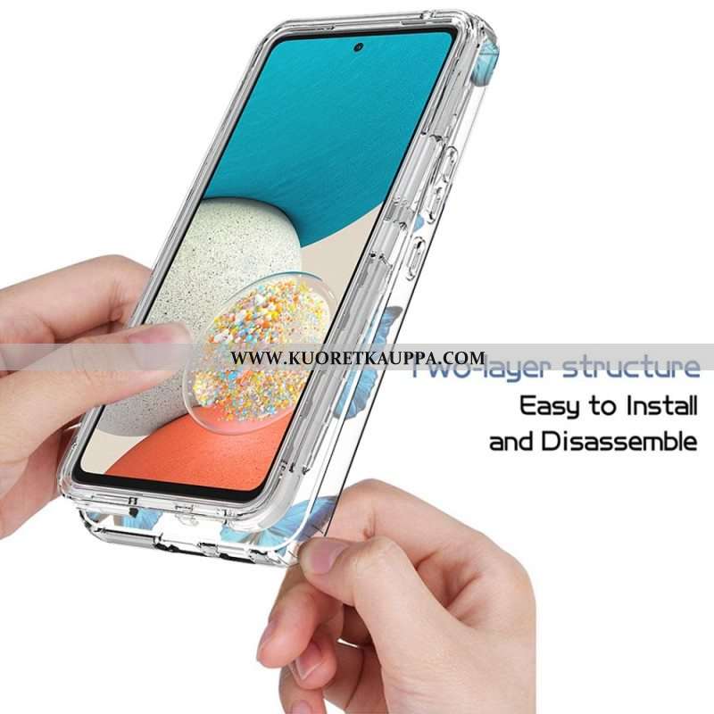 Case Samsung Galaxy A53 5G Saumattomat Perhoset