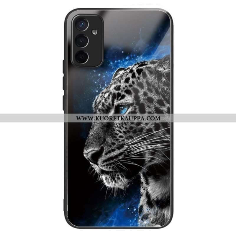 Case Samsung Galaxy M13 Tiger Karkaistu Lasi