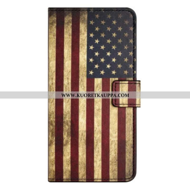Kotelot OnePlus 10T 5G Vintage Amerikan Lippu