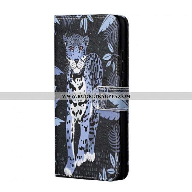 Kotelot Samsung Galaxy M23 5G Suojaketju Kuori Strappy Leopard