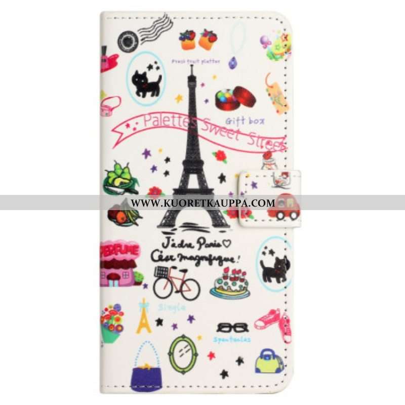 Kotelot Xiaomi Redmi Note 12 4G Rakastan Pariisia