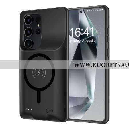 10000mah Ulkoinen Akkukotelo Samsung Galaxy S25 Ultralle Magneettikiinnitys