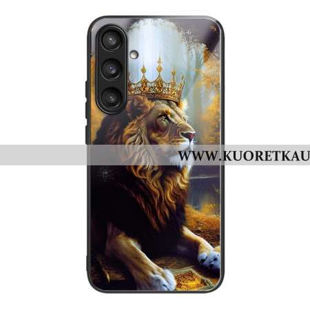 Case Samsung Galaxy S25 5g Puhelinkuoret Karkaistusta Lasista Valmistettu Kultainen Leijonakruunu