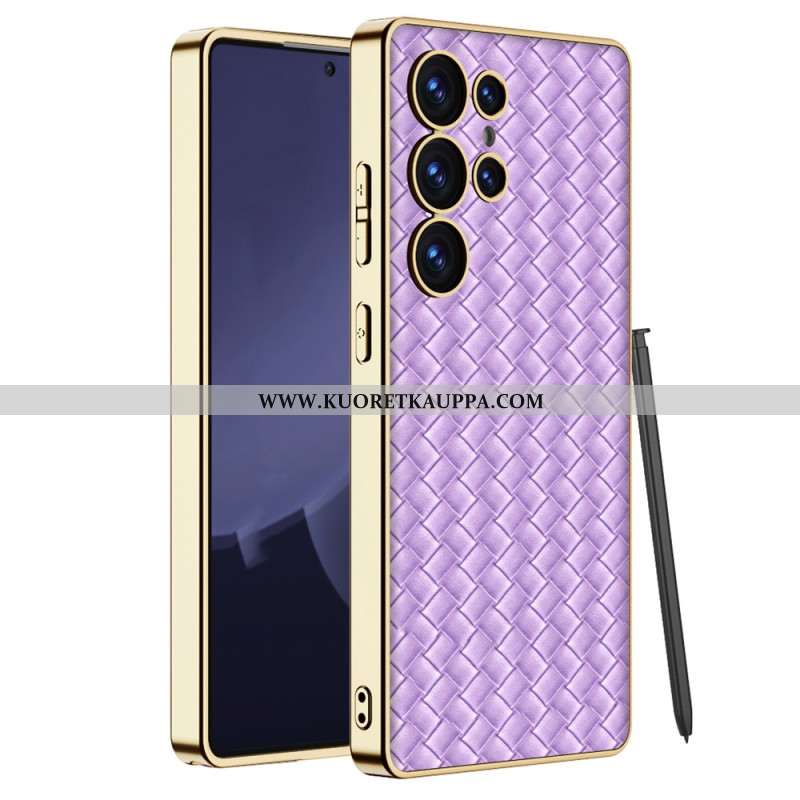 Case Samsung Galaxy S25 Ultra 5g Puhelinkuoret Kudottu Tekstuuri