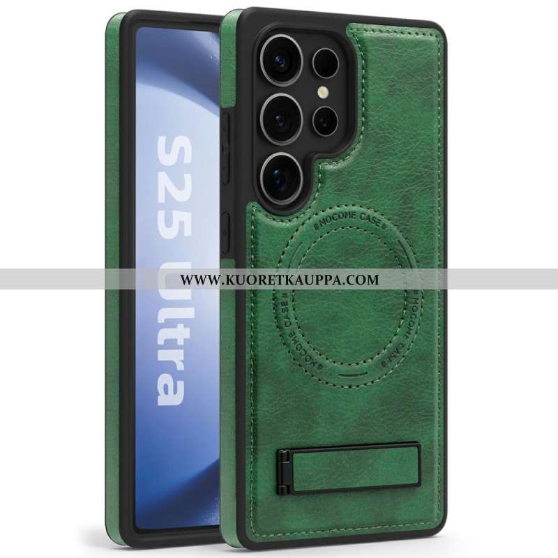 Case Samsung Galaxy S25 Ultra 5g Puhelinkuoret Nahkakuvio Yhteensopiva Magsafen Kanssa