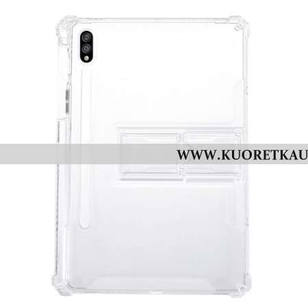 Case Samsung Galaxy Tab S10 Fe Puhelinkuoret Läpinäkyvä Jalusta