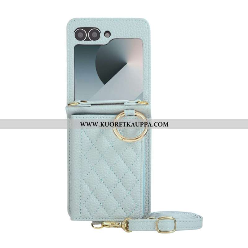 Case Samsung Galaxy Z Flip 7 Fe Puhelinkuoret Tikattu Olkahihnalla