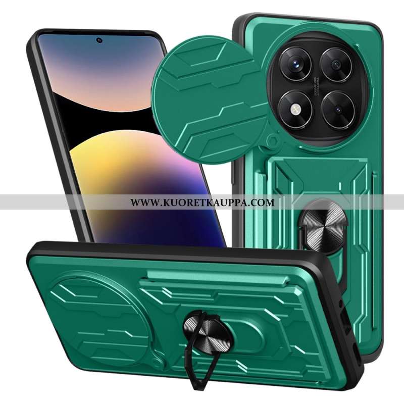 Case Xiaomi Redmi Note 14 Pro 4g Puhelinkuoret Erittäin Kestävä Jalustalla Ja Linssinsuojalla