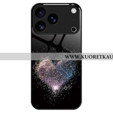 Case iPhone 17 Pro Max Puhelinkuoret Sydänkuvioinen Karkaistu Lasi