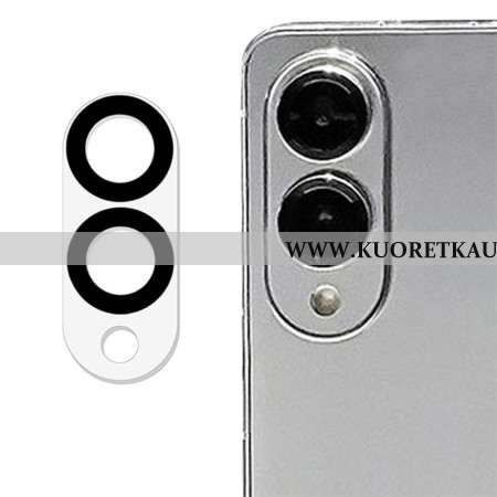 Karkaistusta Lasista Valmistettu Linssisuoja Samsung Galaxy S25 Edgelle (musta Pyöreä Muotoilu)