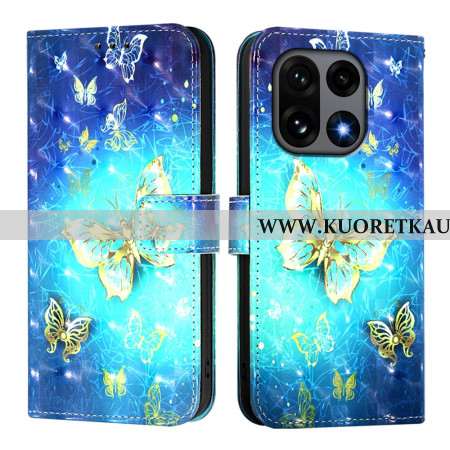 Kotelot Oneplus 15 Kultaiset Perhoset