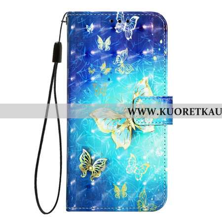 Kotelot Oneplus Nord 4 Kultaiset Perhoset