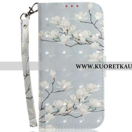 Kotelot Oneplus Nord 4 Magnolia-avainnauha