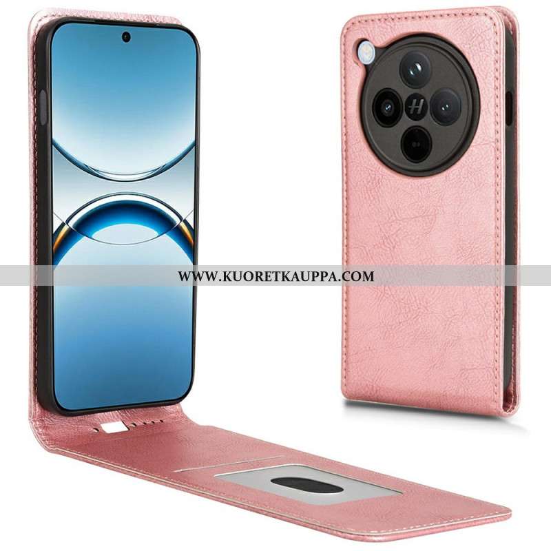 Kotelot Oppo Find X8 Pro Pystysuuntainen Käännettävä Keinonahka