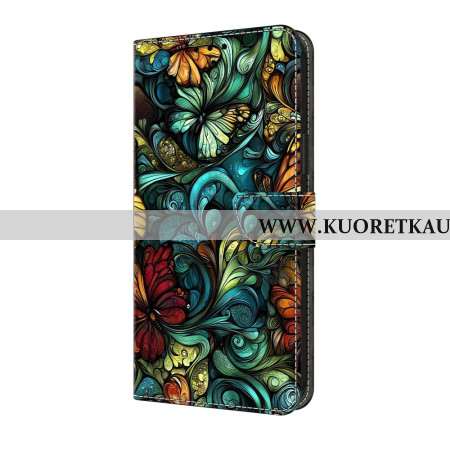 Kotelot Samsung Galaxy A17 4g / 5g Vesivärikukat Ja -kasvit Suojakuori