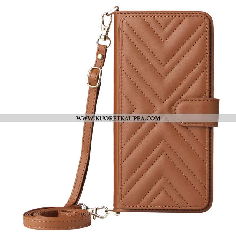 Kotelot Samsung Galaxy S25 5g Edge Puhelinkuoret Tikattu Jossa Hihna Ja Olkahihna