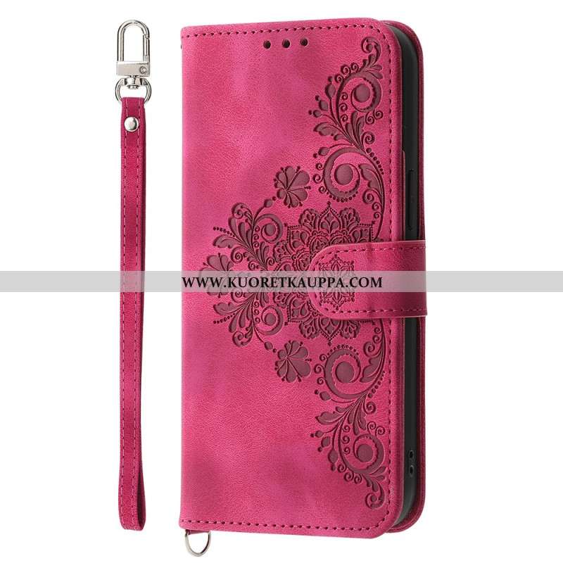 Kotelot Samsung Galaxy S25 Fe Pitsikuvio Hihnalla Ja Olkahihnalla