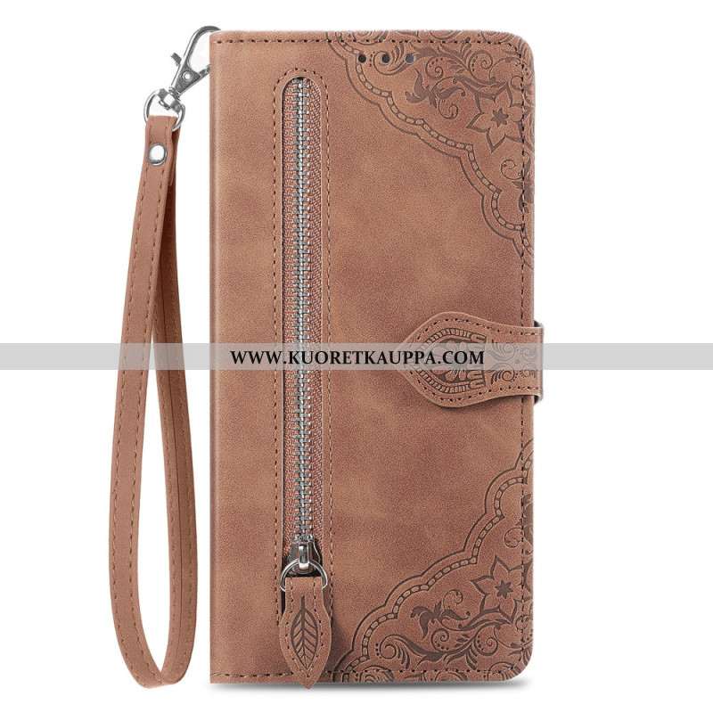 Kotelot Samsung Galaxy S25 Ultra 5g Pitsikuvioinen Vetoketjullinen Lompakko