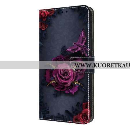 Kotelot Samsung Galaxy S26 Plus Puhelinkuoret Hohtavat Violetit Kukat