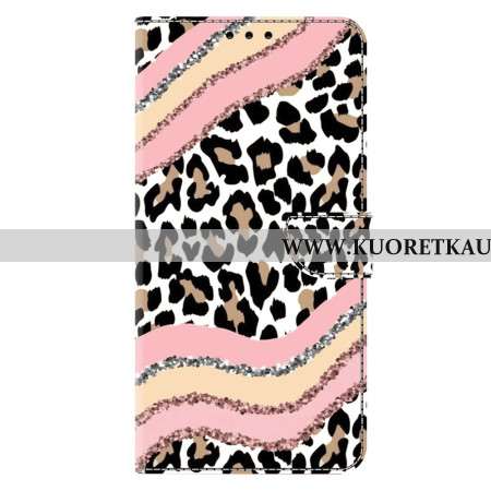 Kotelot Samsung Galaxy S26 Plus Puhelinkuoret Raidallinen Leopardikuvio