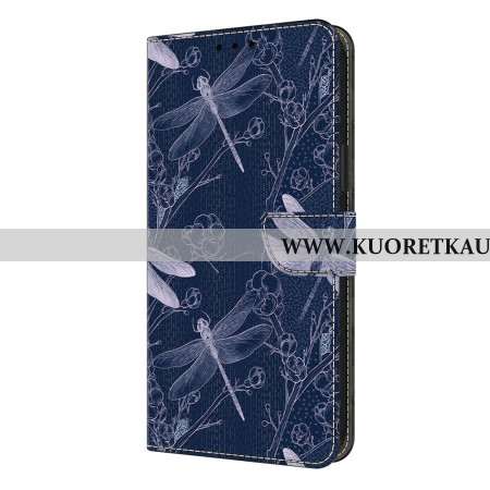 Kotelot Samsung Galaxy S26 Plus Puhelinkuoret Sudenkorentoja Sinisellä Pohjalla