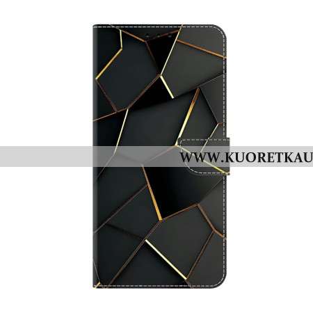 Kotelot Samsung Galaxy S26 Puhelinkuoret Mustat Ja Kultaiset Reunukset