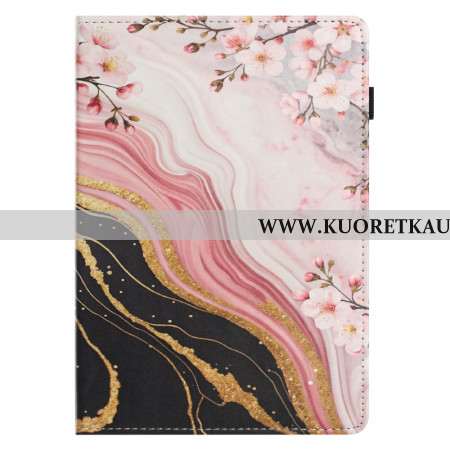 Kotelot Samsung Galaxy Tab S10 Fe Marmorikukkakuvio Suojakuori