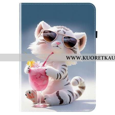 Kotelot Samsung Galaxy Tab S10 Fe Plus Sarjakuva-tiikeri