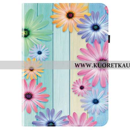 Kotelot Samsung Galaxy Tab S10 Fe Plus Värikkäitä Auringonkukkia