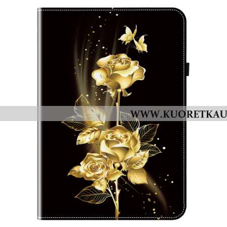 Kotelot Samsung Galaxy Tab S10 Plus Kultaiset Ruusut