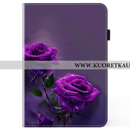 Kotelot Samsung Galaxy Tab S10 Plus Violetit Ruusut Suojakuori