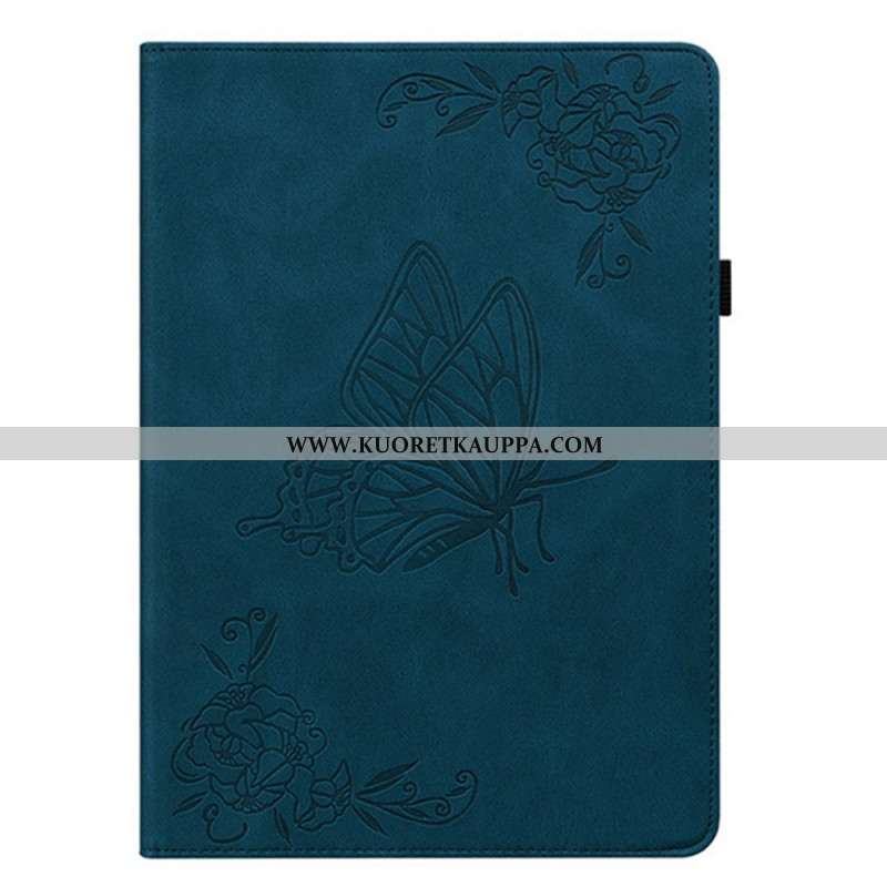 Kotelot Samsung Galaxy Tab S11 Mokkanahkaefekti Perhonen