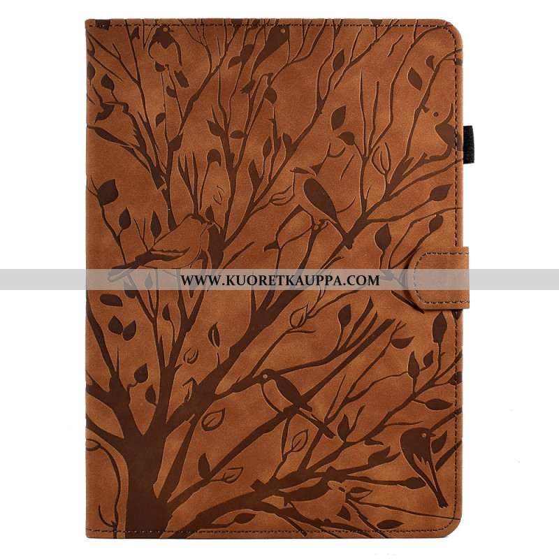 Kotelot Samsung Galaxy Tab S11 Mokkanahkainen Oksakuvio