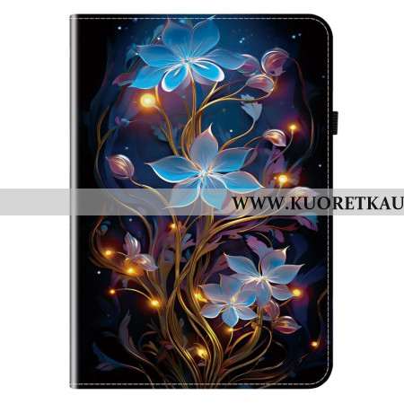 Kotelot Samsung Galaxy Tab S11 Siniset Kukat