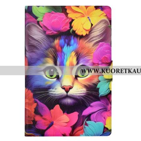 Kotelot Samsung Galaxy Tab S11 Värikäs Kissa Suojakuori