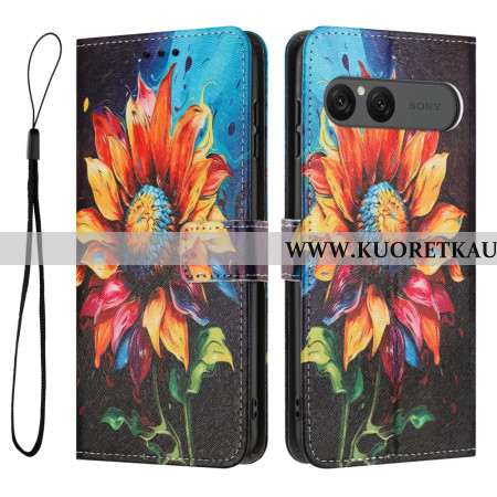 Kotelot Sony Xperia 10 Vii Auringonkukat