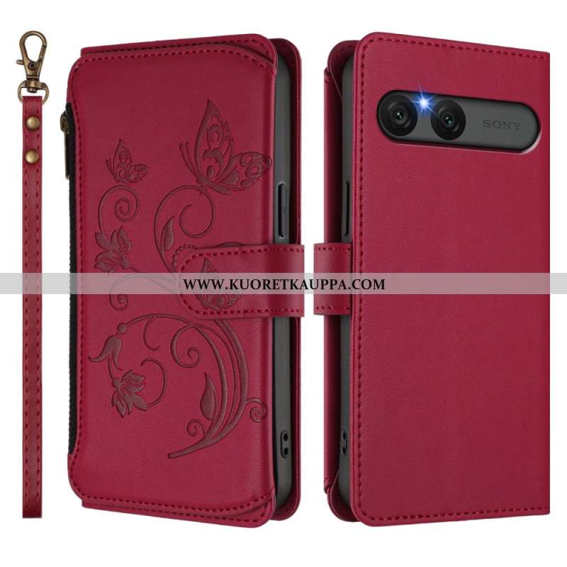 Kotelot Sony Xperia 10 Vii Puhelinkuoret Kukallinen Rfid-lompakko