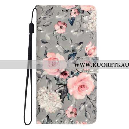 Kotelot Xiaomi 15t Pro Puhelinkuoret Vaaleanpunaiset Kukat