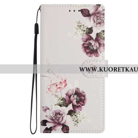 Kotelot Xiaomi 15t Pro Violetit Ruusut Suojakuori