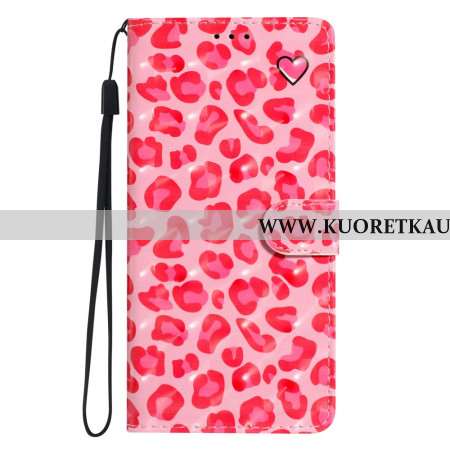 Kotelot Xiaomi 15t Vaaleanpunainen Leopardikuvio